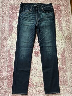 American Eagle Outfitters Women’s Dark Indigo Skinny Jeans, Sz 12L
